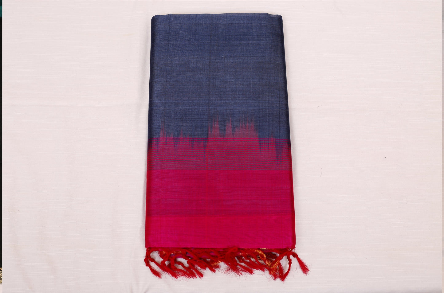 Kalpakriya Kanchipuram Silk Cotton - Elephant Gray with Pink Jari Saree 09-2023-NRS00006