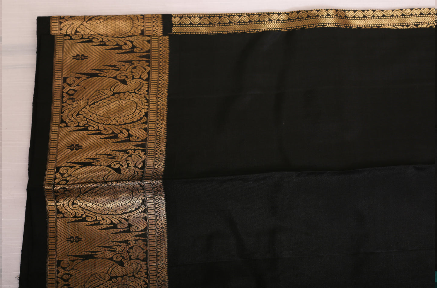 Kalpakriya Uppada Silk - Pastel Green with Black Jari Saree 09-2023-NRS00002