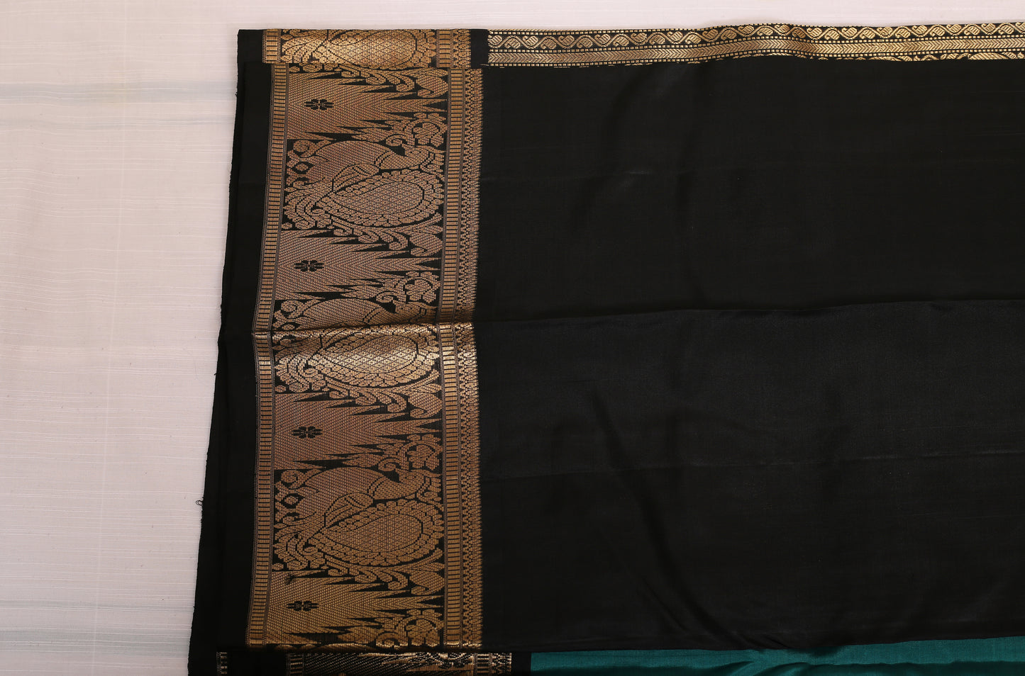 Kalpakriya Uppada Silk - Pastel Green with Black Jari Saree 09-2023-NRS00002